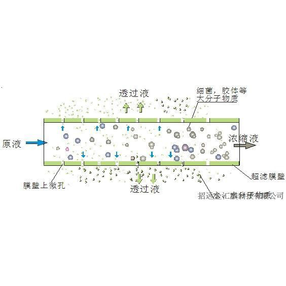 金匯超濾膜技術(shù)簡介-過濾原理